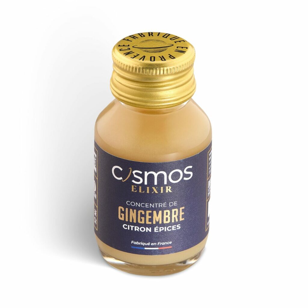 Shot Cosmos Elixir Gingembre Citron épices