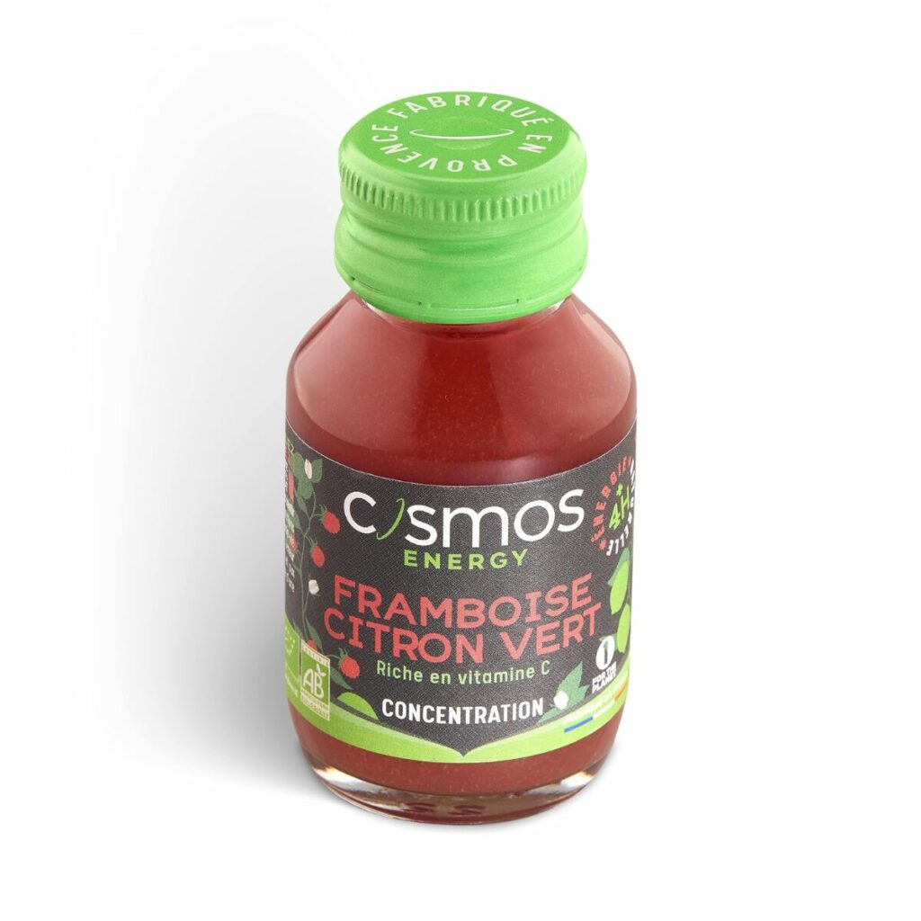 Shot Cosmos Energy Framboise citron vert